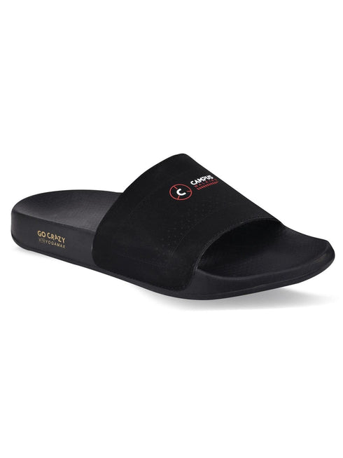 SL-408 Black Men's Slides